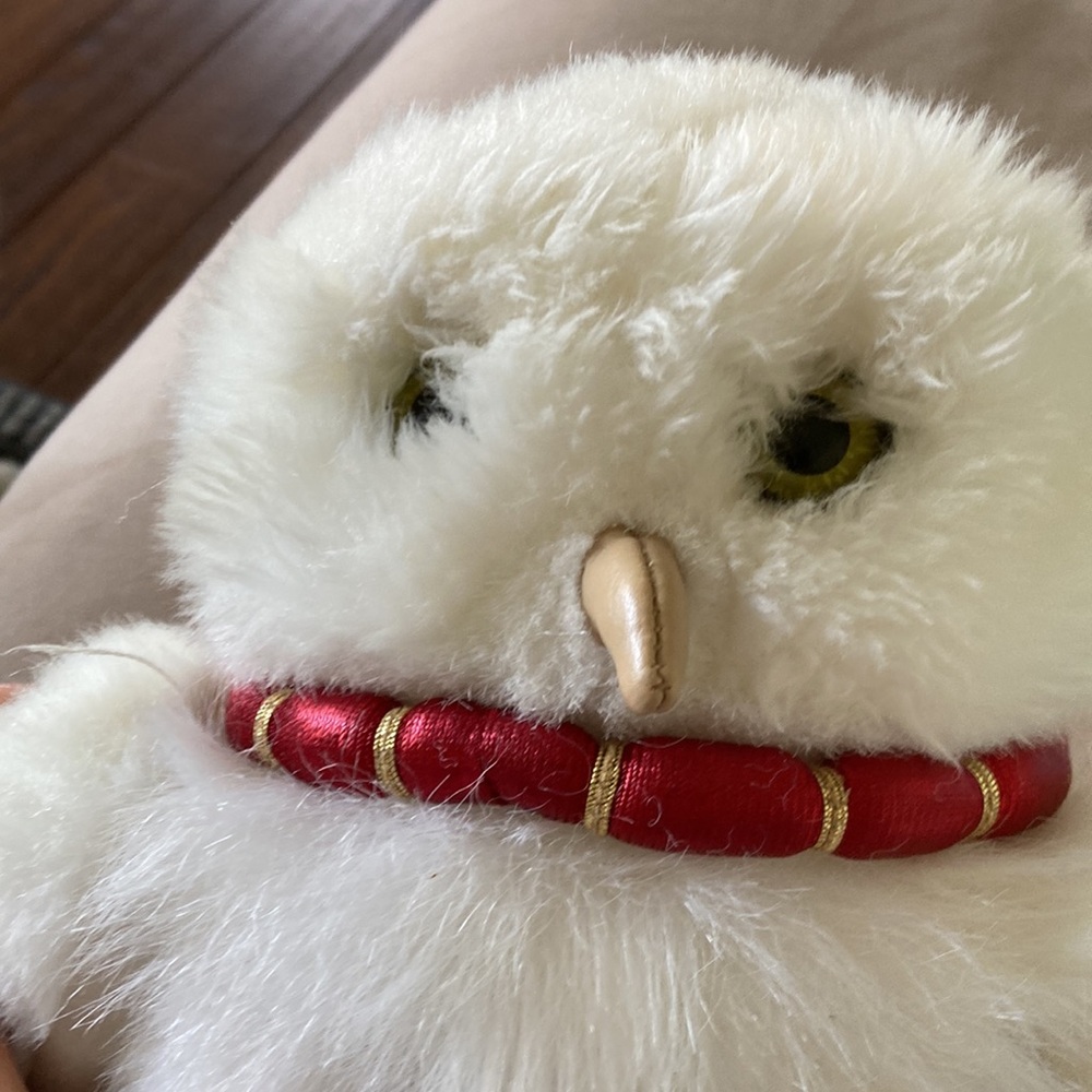 Vintage, original Gund brand Harry Potter Hedwig owl stuffed animal
